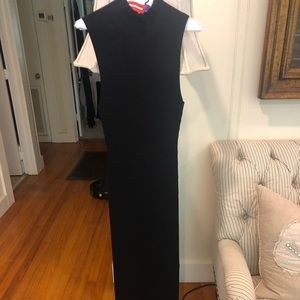 Black ankle length dress